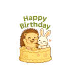ケーキのうえのしあわせ（個別スタンプ：4）
