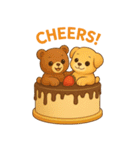 ケーキのうえのしあわせ（個別スタンプ：8）