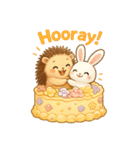 ケーキのうえのしあわせ（個別スタンプ：19）