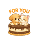 ケーキのうえのしあわせ（個別スタンプ：21）
