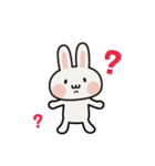 白うさぎん（個別スタンプ：18）
