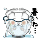 新・B＆Wシーズー犬 2025 「夏です」（個別スタンプ：6）