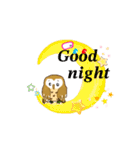 フクロウのくーちゃん ファイト！（個別スタンプ：10）