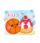 【バスケ】毎年使える♥年末年始＆お正月 3（個別スタンプ：19）