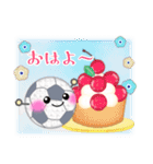 【サッカー】毎年使える♥年末年始お正月3（個別スタンプ：19）