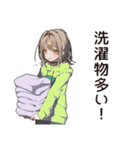 ゆるパーカーちゃんの洗濯日和（個別スタンプ：11）