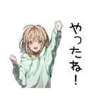ゆるパーカーちゃんの洗濯日和（個別スタンプ：27）