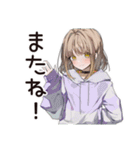 ゆるパーカーちゃんの洗濯日和（個別スタンプ：30）