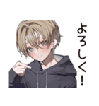 ゆるパーカーくんの洗濯日和（個別スタンプ：3）