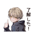 ゆるパーカーくんの洗濯日和（個別スタンプ：8）