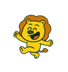 色んな表情するライオン（個別スタンプ：14）