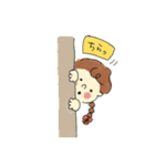 みつあみのおんなのこ。（個別スタンプ：1）