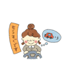 みつあみのおんなのこ。（個別スタンプ：16）