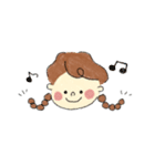 みつあみのおんなのこ。（個別スタンプ：18）