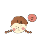 みつあみのおんなのこ。（個別スタンプ：19）