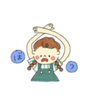 みつあみのおんなのこ。（個別スタンプ：24）