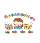 みつあみのおんなのこ。（個別スタンプ：39）