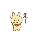日常使いOK♪赤バンダナうさぎスタンプ（個別スタンプ：8）