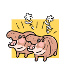 コビトカバさんのスタンプ（個別スタンプ：3）