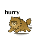Japanese lion cat（個別スタンプ：4）