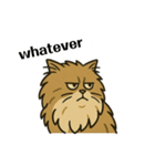 Japanese lion cat（個別スタンプ：8）