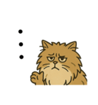 Japanese lion cat（個別スタンプ：11）
