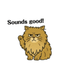 Japanese lion cat（個別スタンプ：12）