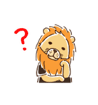 腰の低いライオン（個別スタンプ：13）