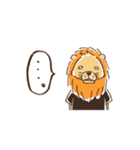 腰の低いライオン（個別スタンプ：22）