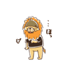 腰の低いライオン（個別スタンプ：23）