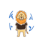 腰の低いライオン（個別スタンプ：39）