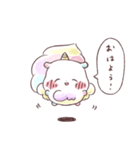 元気100%！おてんばユニコーン色鉛筆ver.（個別スタンプ：1）