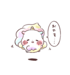 元気100%！おてんばユニコーン色鉛筆ver.（個別スタンプ：3）
