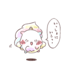 元気100%！おてんばユニコーン色鉛筆ver.（個別スタンプ：7）