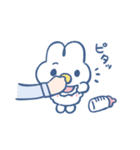 赤ちゃん用 やさうさちゃんスタンプ（個別スタンプ：14）