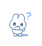 赤ちゃん用 やさうさちゃんスタンプ（個別スタンプ：24）