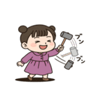 可愛い女のコの日常スタンプ（個別スタンプ：3）