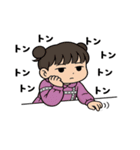 可愛い女のコの日常スタンプ（個別スタンプ：10）