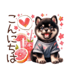 ずっと使える柴犬の日常（個別スタンプ：16）