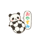 玉乗りサッカーパンダ（個別スタンプ：2）