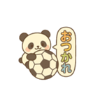玉乗りサッカーパンダ（個別スタンプ：5）
