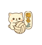 玉乗りバレーネコ（個別スタンプ：12）