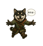戦う柴犬たちの日常スタンプ（個別スタンプ：5）