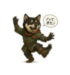 戦う柴犬たちの日常スタンプ（個別スタンプ：6）