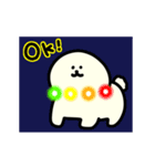 動く！ビションフリーゼ。（個別スタンプ：11）