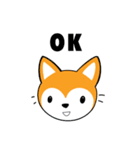 灰色うさぎと赤狐（個別スタンプ：11）