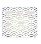 日本の和柄 メッセージ スタンプ G138（個別スタンプ：4）