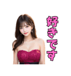 褒めてくれるセクシーなキャバ嬢（個別スタンプ：2）