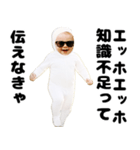 煽るエッホエッホ赤ちゃん2（個別スタンプ：29）