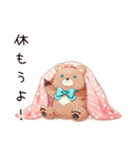 やさしいくまのお出かけ（個別スタンプ：18）